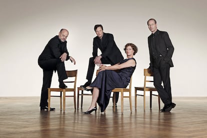 Cuarteto Mandelring, que protagoniza uno de sus conciertos.