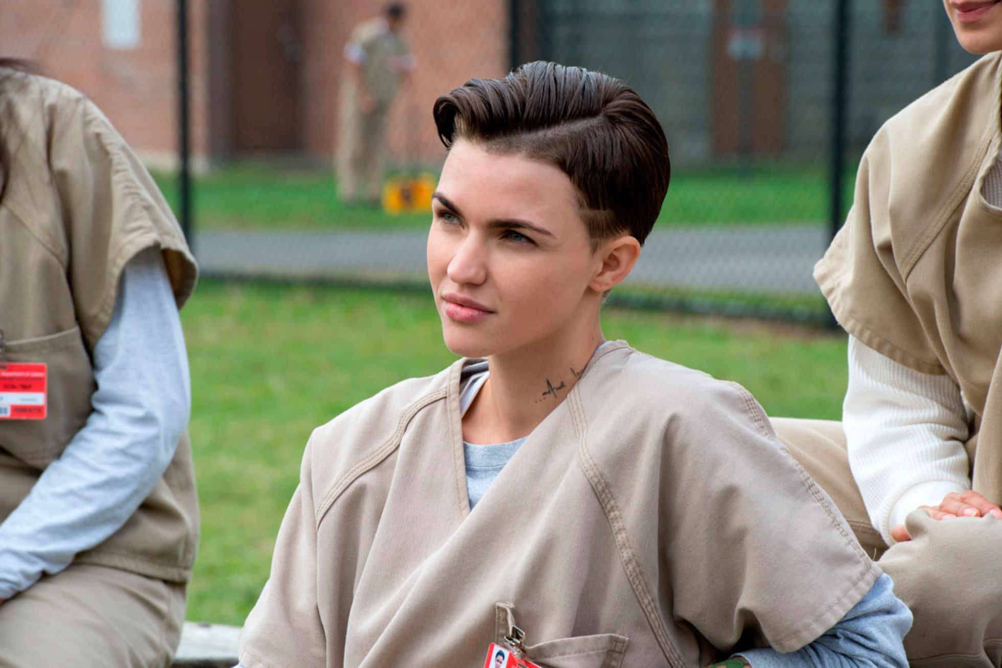 La actriz Ruby Rose en la serie 'Orange is the new black'.