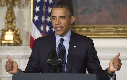 President Obama, pictured here on Wednesday in the White House.