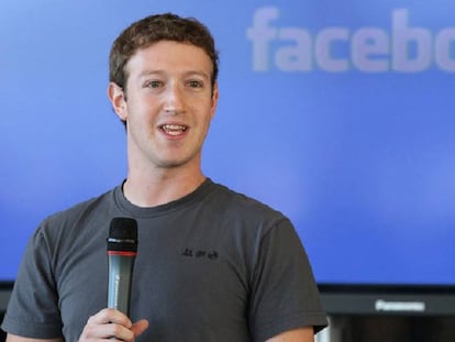 El fundador de Facebook, Mark Zuckerberg.