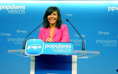 Nerea Llanos, secretaria general del PP vasco.