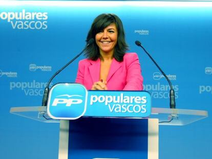 Nerea Llanos, secretaria general del PP vasco.