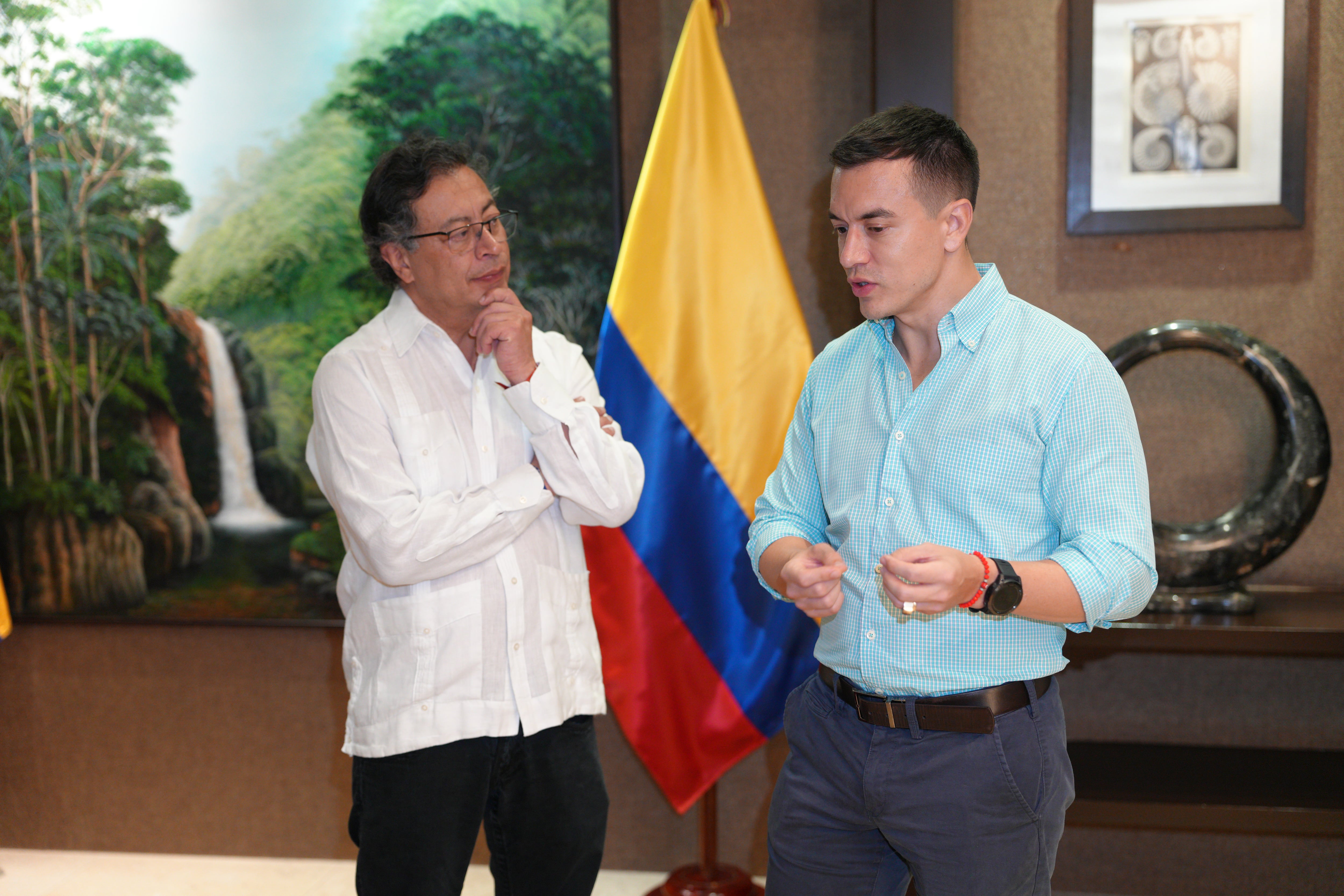Noboa vincula a Petro con un narco ecuatoriano, y el colombiano lo niega: “No conozco el tal Fito”