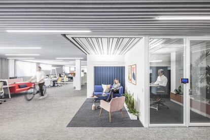 Oficinas de Steelcase en Madrid.