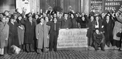 Reobertura del local del CADCI tancat arran d'una bomba el 1934.