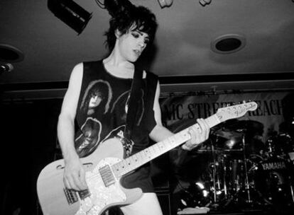 Richey Edwards, durante una actuación en Brighton (Reino Unido), en 1991.