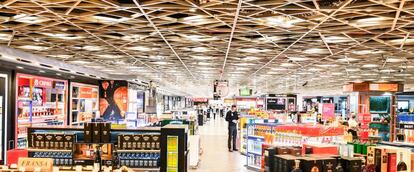 Tienda Duty Free en el aeropuerto de Madrid-Barajas.