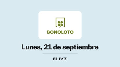 Sorteo de la Bonoloto lunes 21 de septiembre 2026
