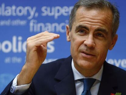 Mark Carney, gobernador del Banco de Inglaterra y presidente del Consejo de Estabilidad Financiera. 