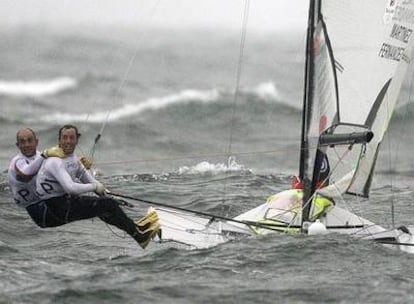 La tripulación española logra la plata en una agónica regata de 49er