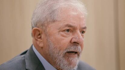 O ex-presidente Lula, em entrevista ao EL PAÍS, em junho.