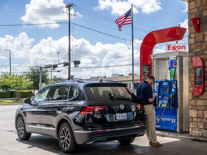 Una gasolinera de Exxon en Houston (Texas), en una imagen de archivo.