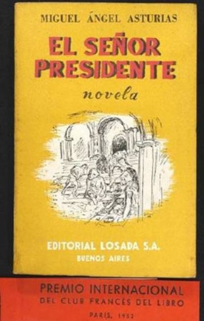 La portada de una las ediciones de la obra de Asturias.