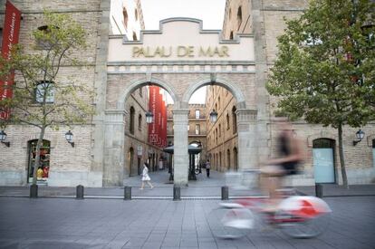 Fachada del Palau de Mar, en la Barceloneta