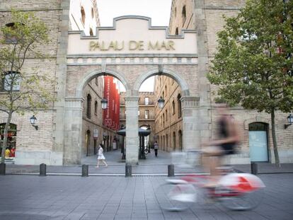 Fachada del Palau de Mar, en la Barceloneta