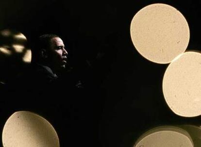 El candidato demócrata Barack Obama, durante su discurso en Maquoketa, Iowa, el pasado jueves.