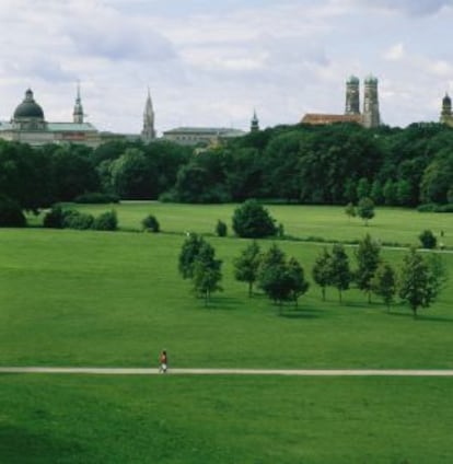 El Jardín Inglés, en Múnich.