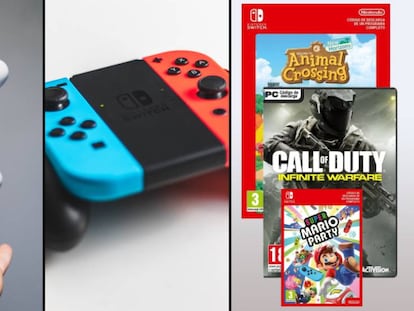 Una selección de suscripción digitales para PS4 y Nintendo Switch, videjuegos 'online' para toda la familia y periféricos.