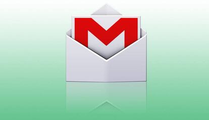 Logotipo de Gmail con fondo verde