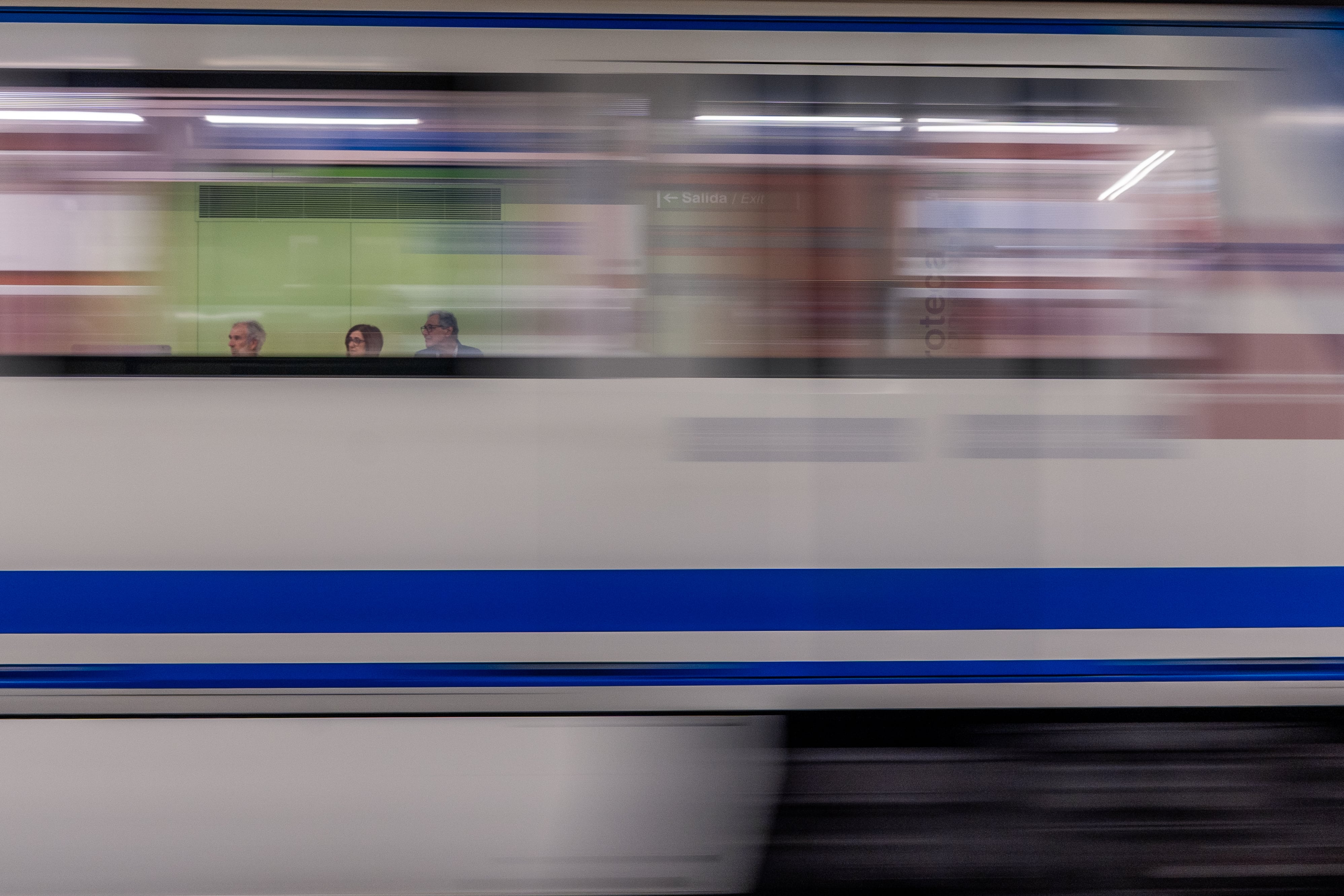 Estación de Metro de Suanzes, en Madrid.