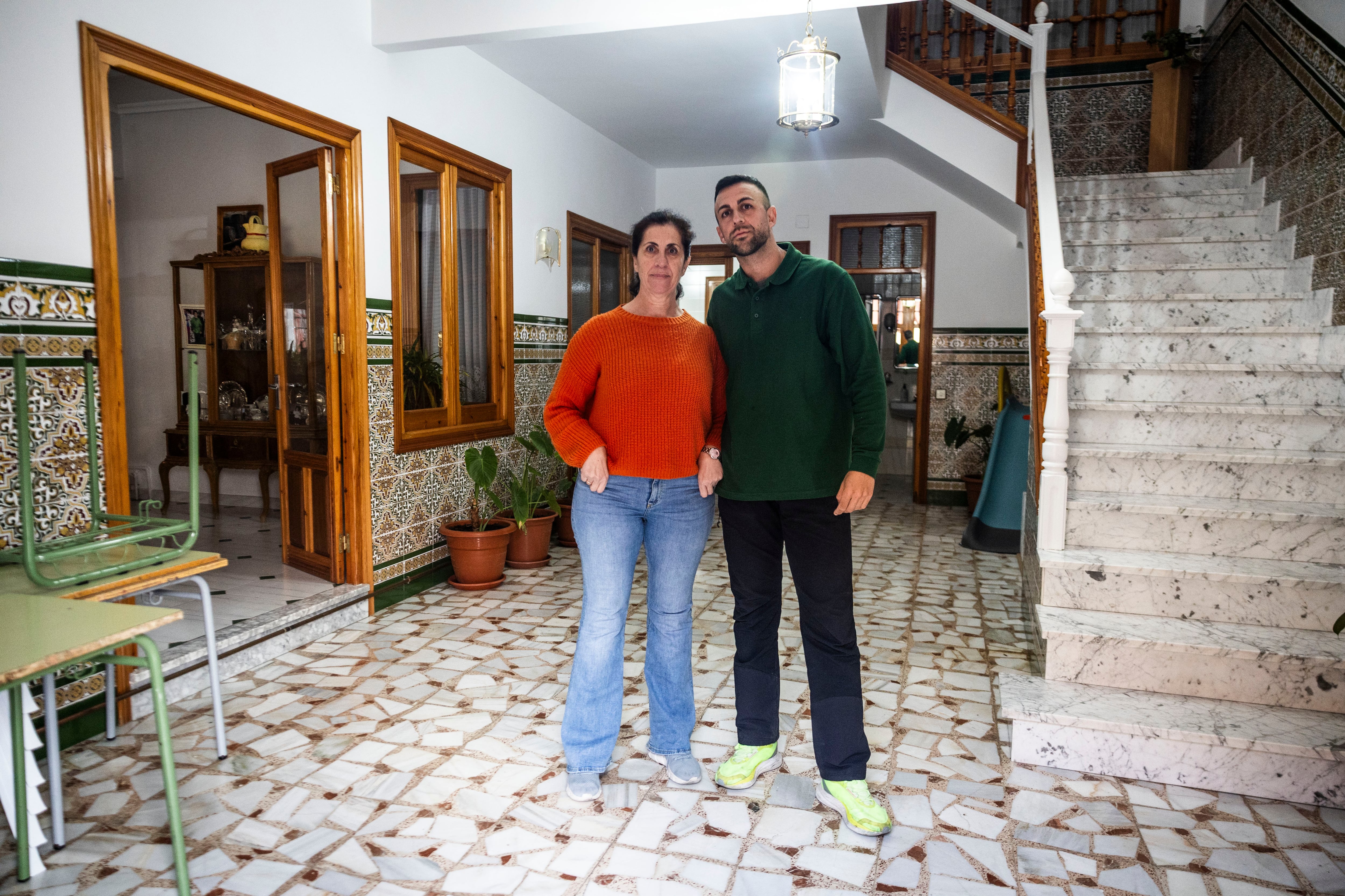 Vicenta Martín y David Fernández, dos vecinos de Urda, cedieron su casa en la localidad toledana el día del accidente de trenes.