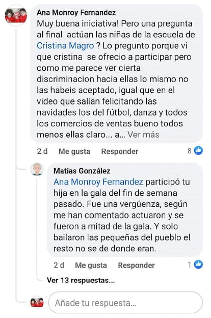 Pantallazo del perfil falso en la red social Facebook que se dedicaba a menospreciar a los vecinos del pueblo de Las Ventas de Retamosa.