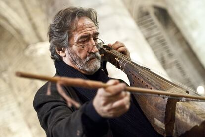 Jordi Savall, durant un recital el 2012