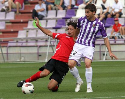 Iturra, durante el partido frente al Valladolid.