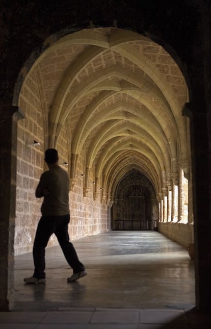 El claustro del Monasterio de Piedra.