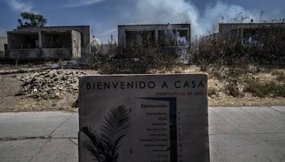 Casas abandonadas en Los Silos y un manual de bienvenida.