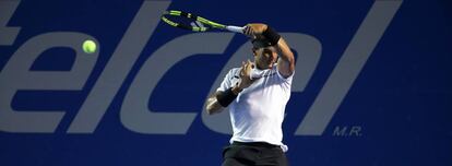 Nadal, durante la final contra Querrey en Acapulco.