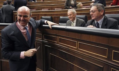 El ministro de Econom&iacute;a, Luis de Guindos