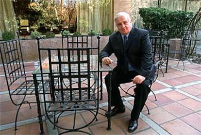 Peter Sutherland, presidente no ejecutivo de BP, ayer en un hotel de Madrid.