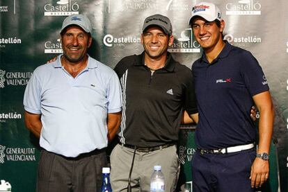 Olazábal, Sergio García y Manassero, en Castellón.