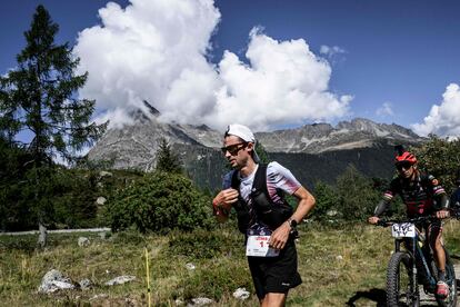 Kilian Jornet en el Ultra Trail del Mont Blanc