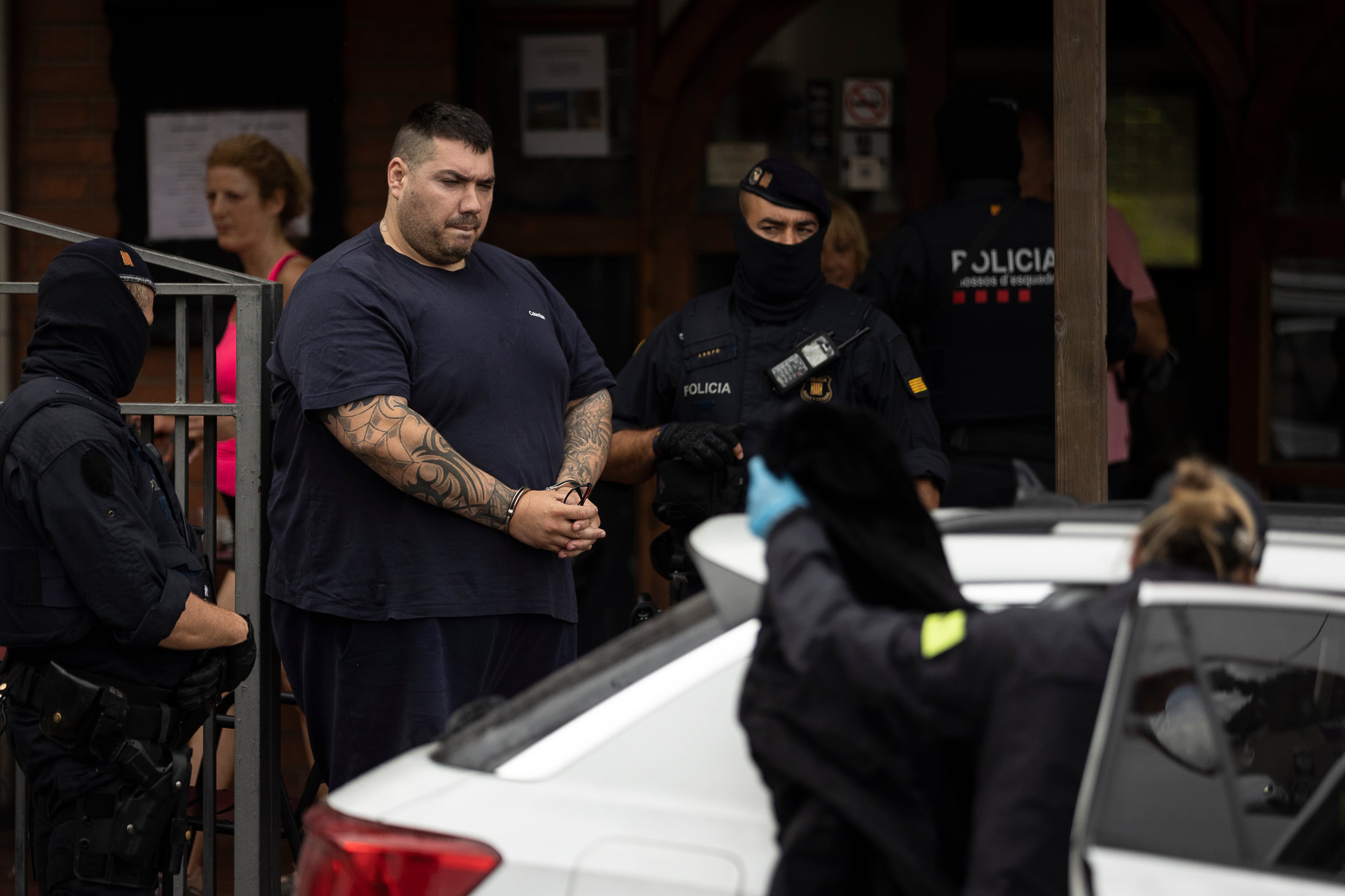 Francisco Pérez, alias 'Paco el Gordo', durante su detención en junio de 2023.