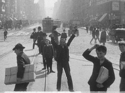 Fotograma de 'A Trip Down Market Street Before the Fire'.