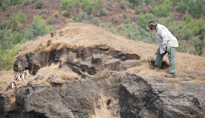 Esta é a aparência, milhões de anos depois, dos restos das erupções vulcânicas que acabaram com os dinossauros.