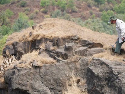 Esta é a aparência, milhões de anos depois, dos restos das erupções vulcânicas que acabaram com os dinossauros.