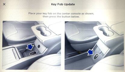 Key Fob update para el Tesla Model S.