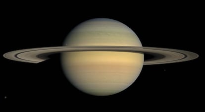 Imagen de Saturno tomada por la sonda 'Cassini' en 2008.