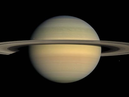 Imagen de Saturno tomada por la sonda 'Cassini' en 2008.