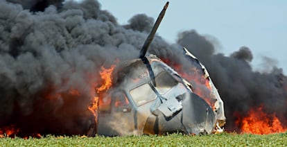 Accidente del avión Airbus militar A400M, en mayo de 2015.