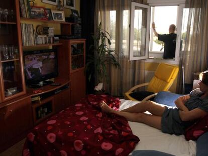 Las parejas rotas buscan alternativas ante la imposibilidad de vender la vivienda.