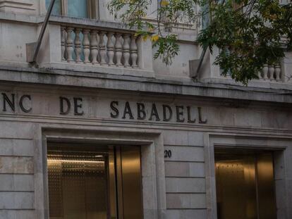 Oficina de Banco Sabadell en Barcelona