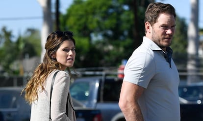 Katherine Schwarzenegger y Chris Pratt en Los Ángeles, el pasado noviembre.