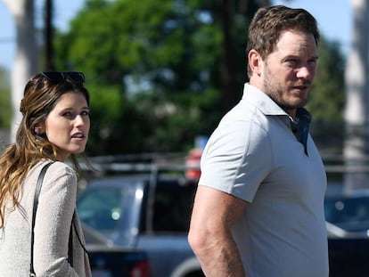 Katherine Schwarzenegger y Chris Pratt en Los Ángeles, el pasado noviembre.