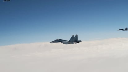 Aviones rusos en el Báltico