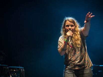 Kate Tempest, durant la seva actuació al Sónar.