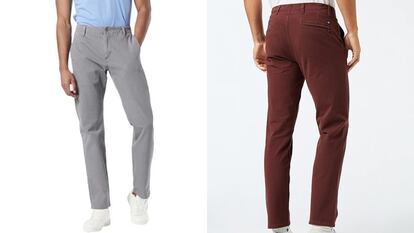 El pantalón de vestir Smart 360 Flex Alpha Slim queda justo por debajo de la cintura